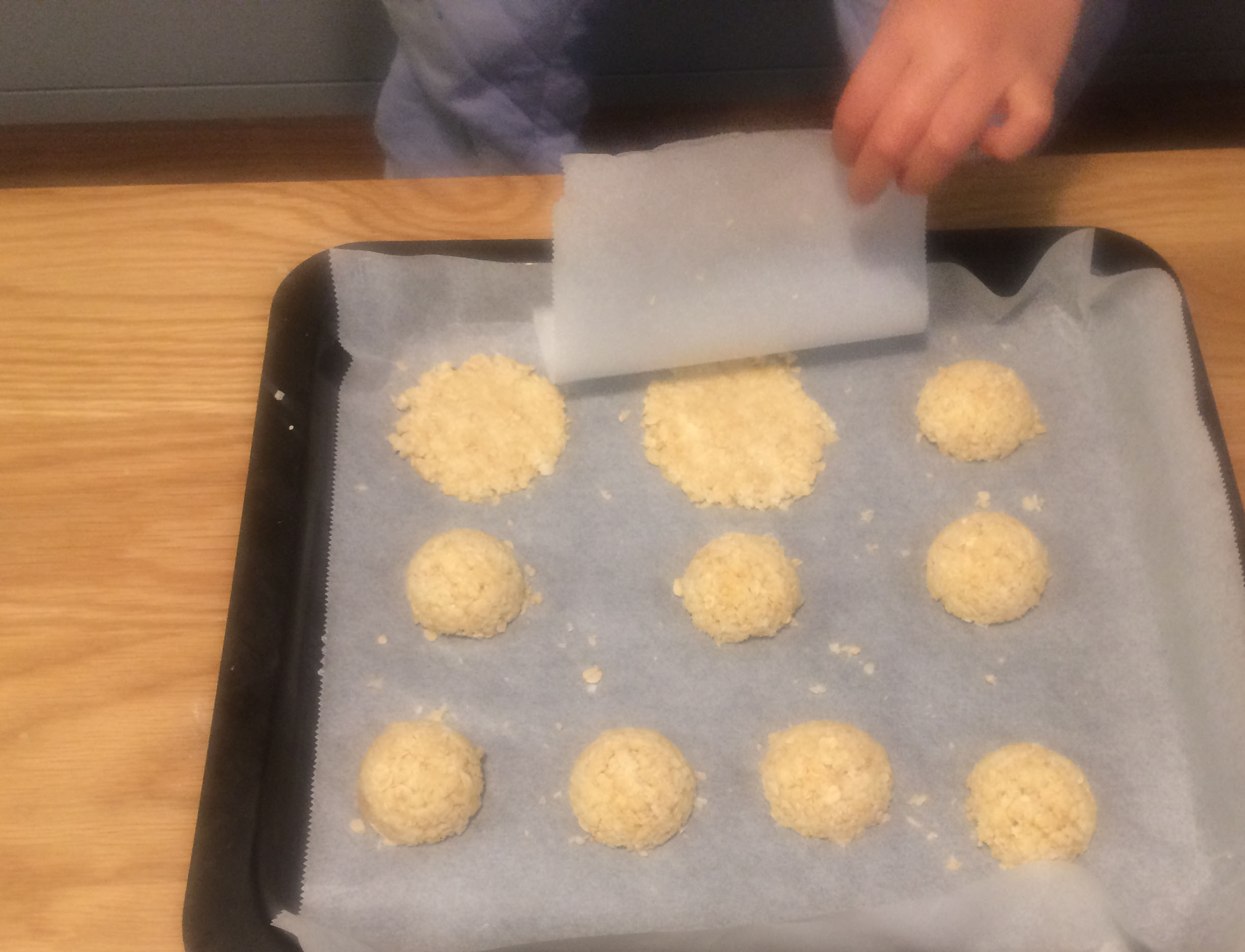4岁娃神制作--零热量燕麦饼的做法 步骤9