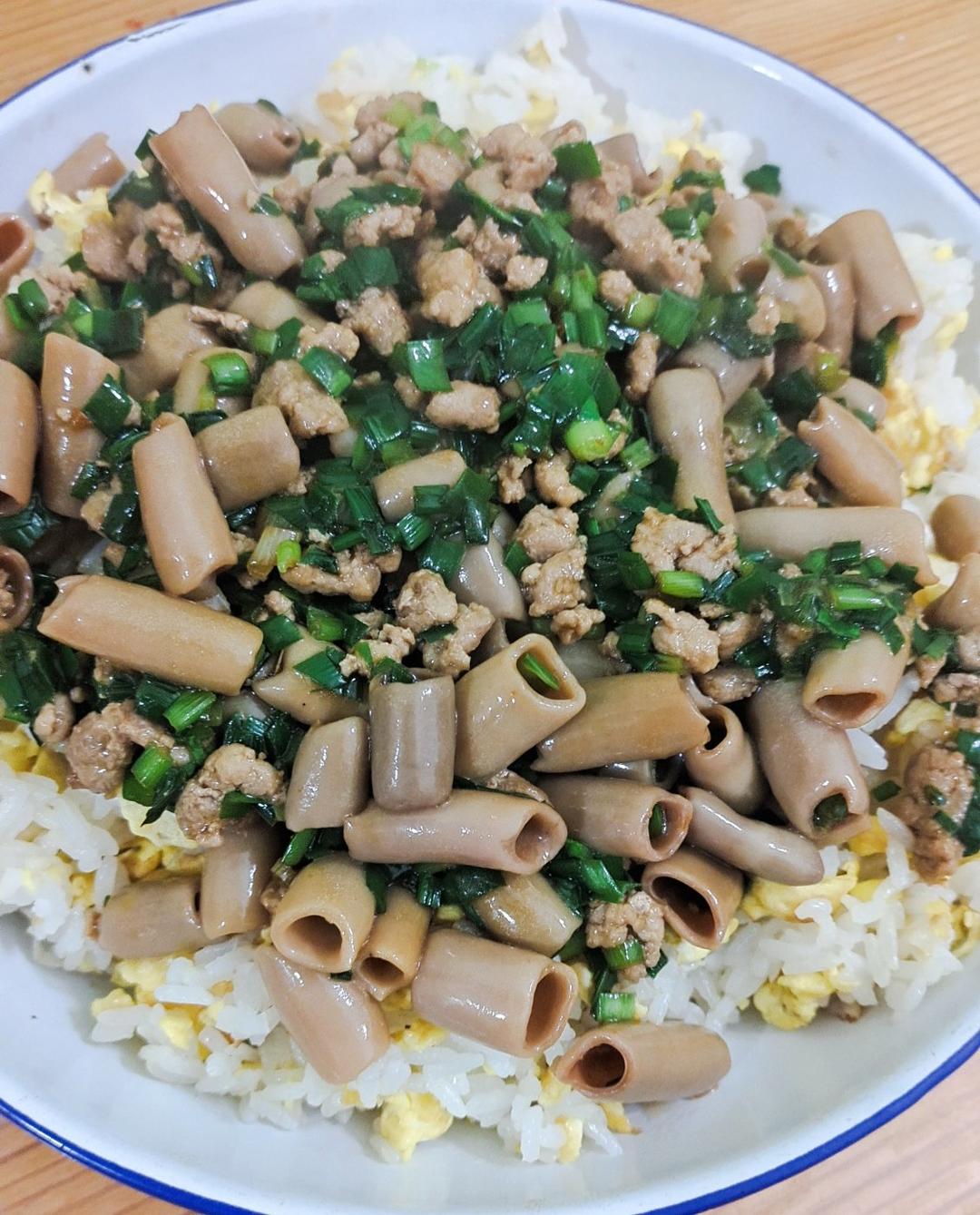 海肠捞饭