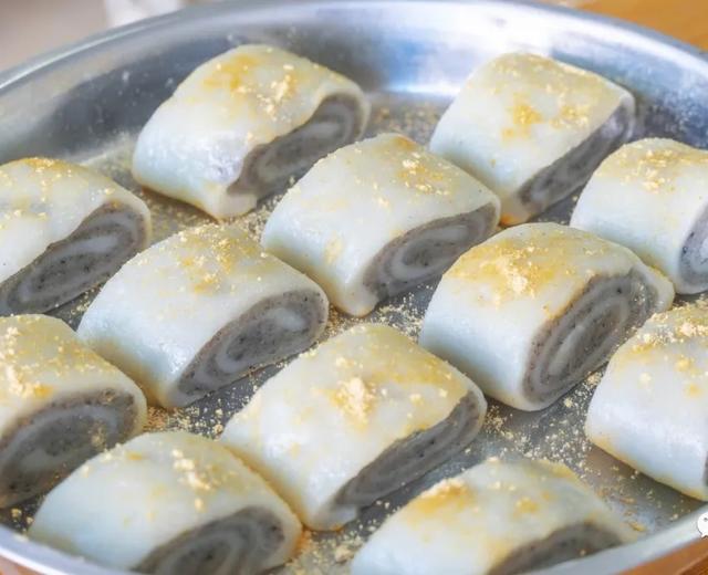 黑芝麻糯米卷的做法