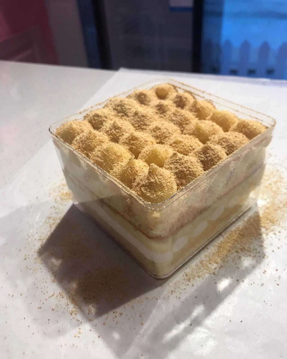 白杨小妹妹做的日式豆乳盒子蛋糕