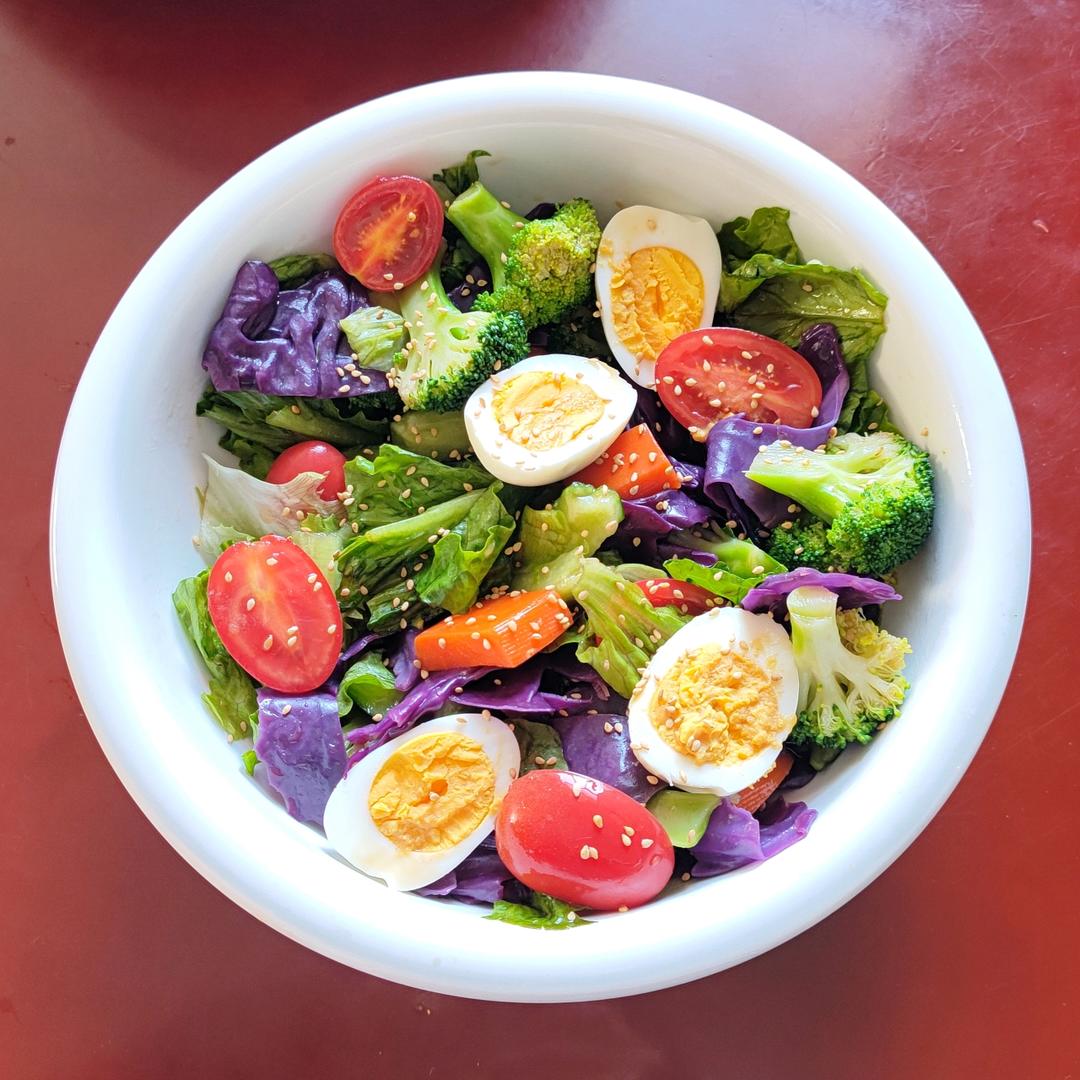 五彩有机大拌菜