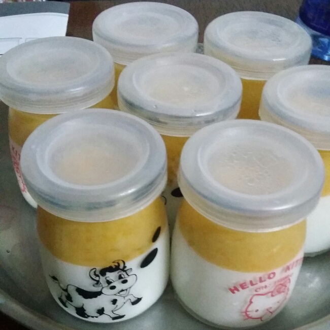 清爽芒果布丁