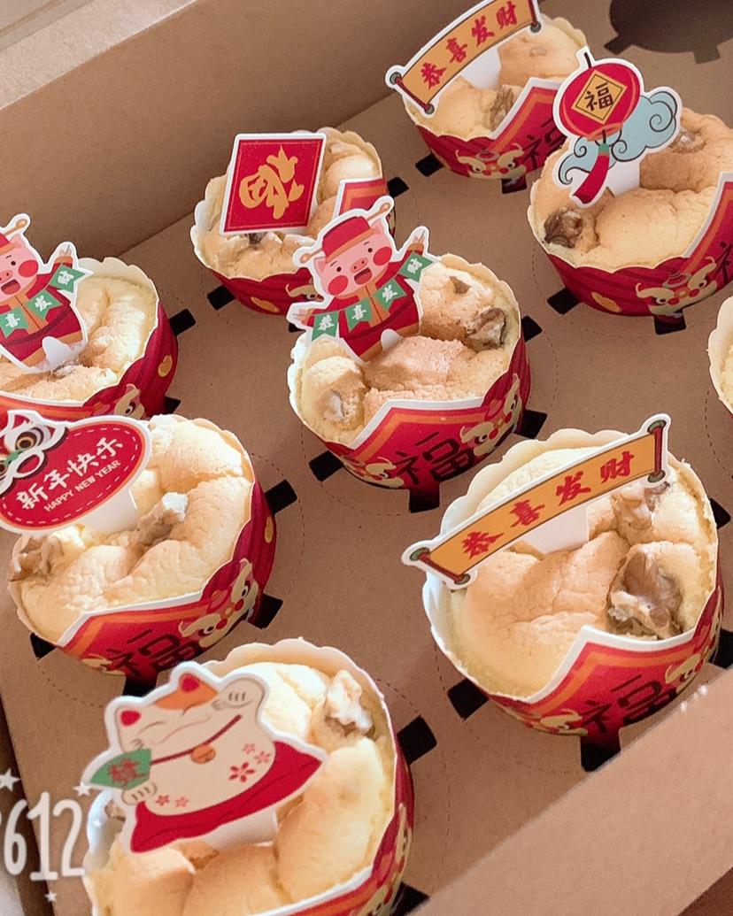 软绵绵戚风纸杯蛋糕