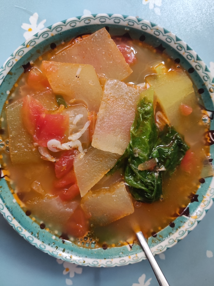 【汤羹粥】美味减脂餐02——番茄冬瓜汤的做法