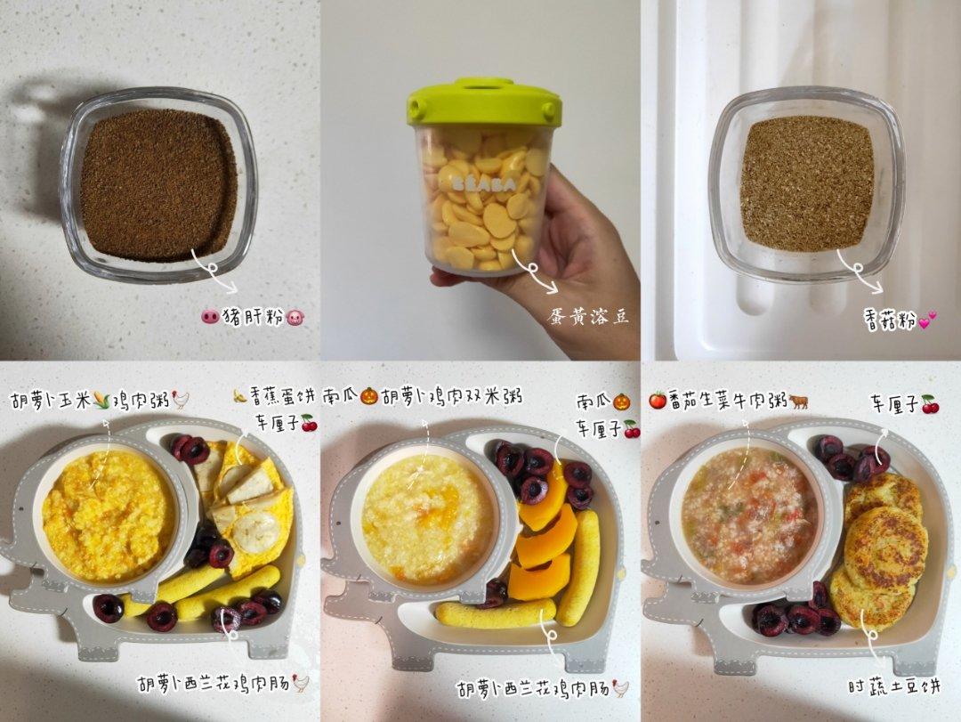 九九辅食记录（6-12月龄）