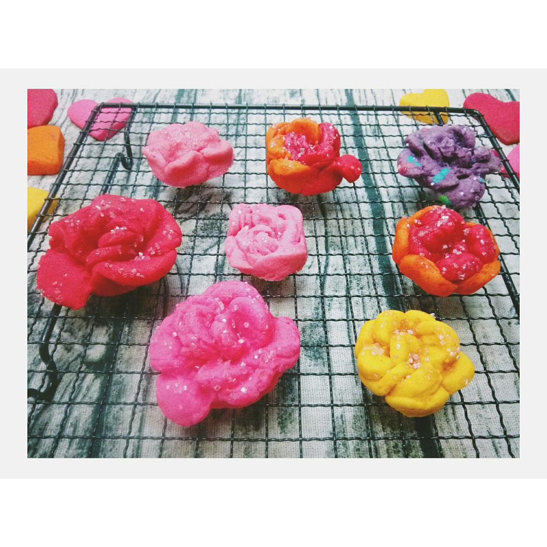 情人节玫瑰花饼干