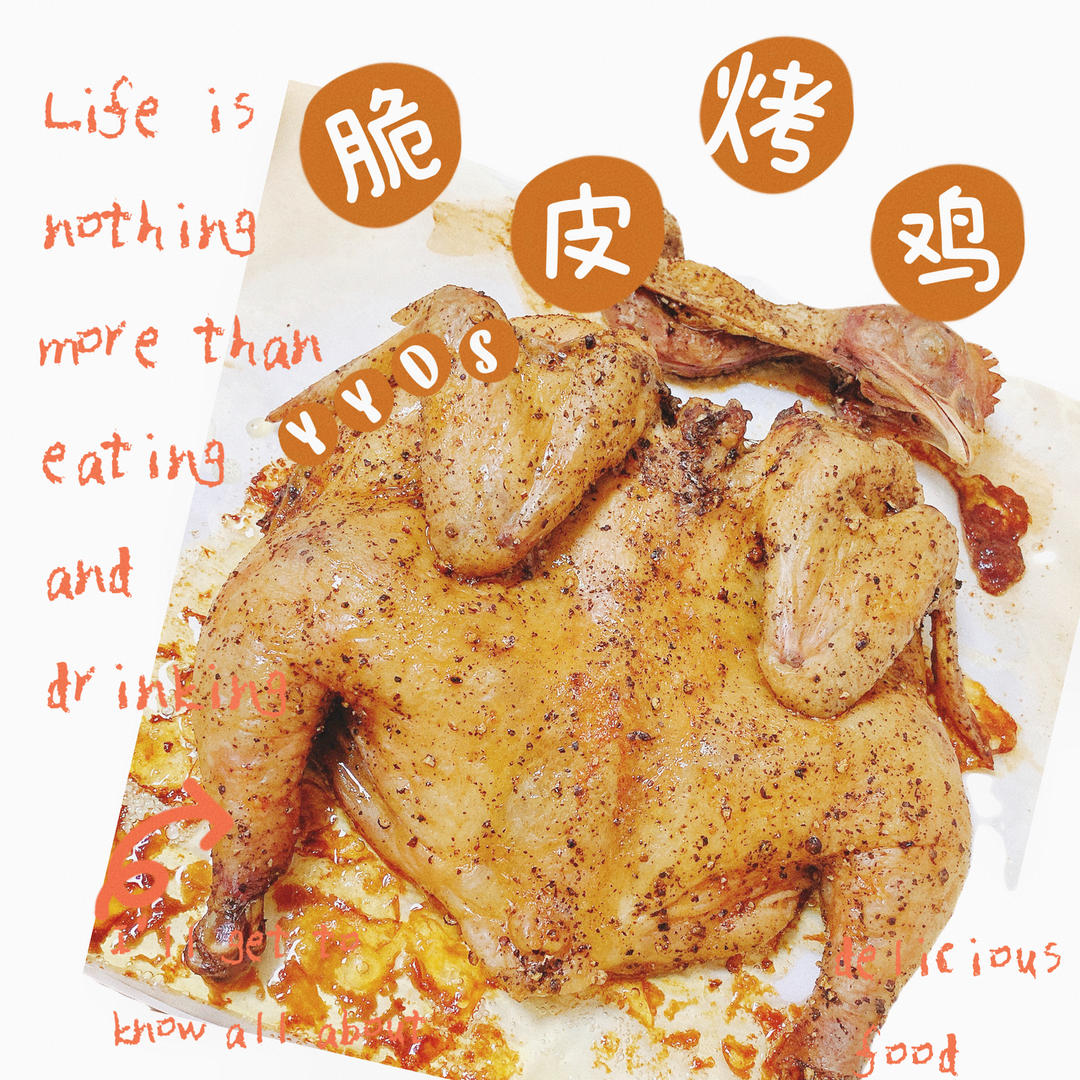 田螺姑娘超级简单不用腌制脆皮烤鸡