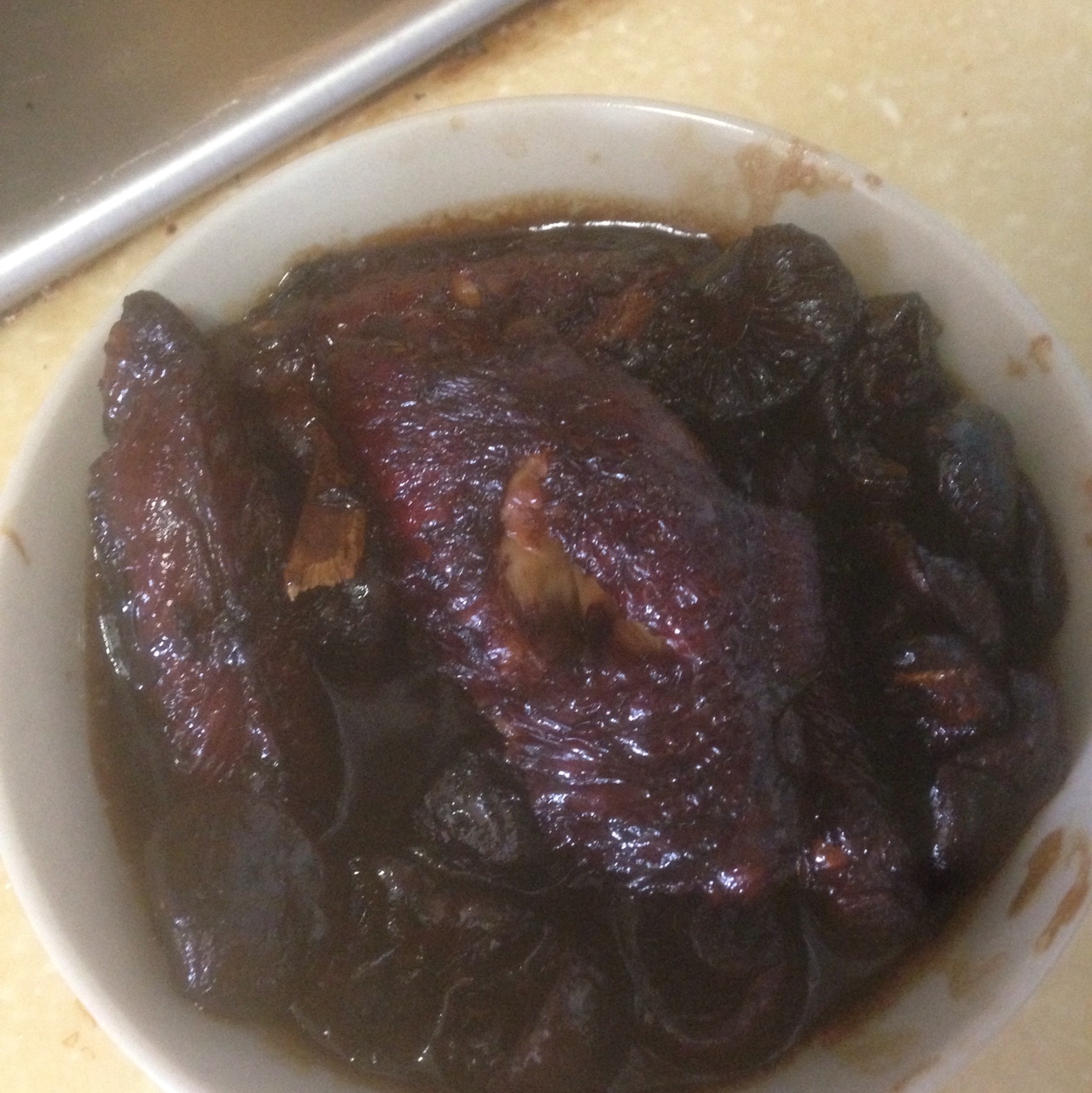 香菇炖鸡翅
