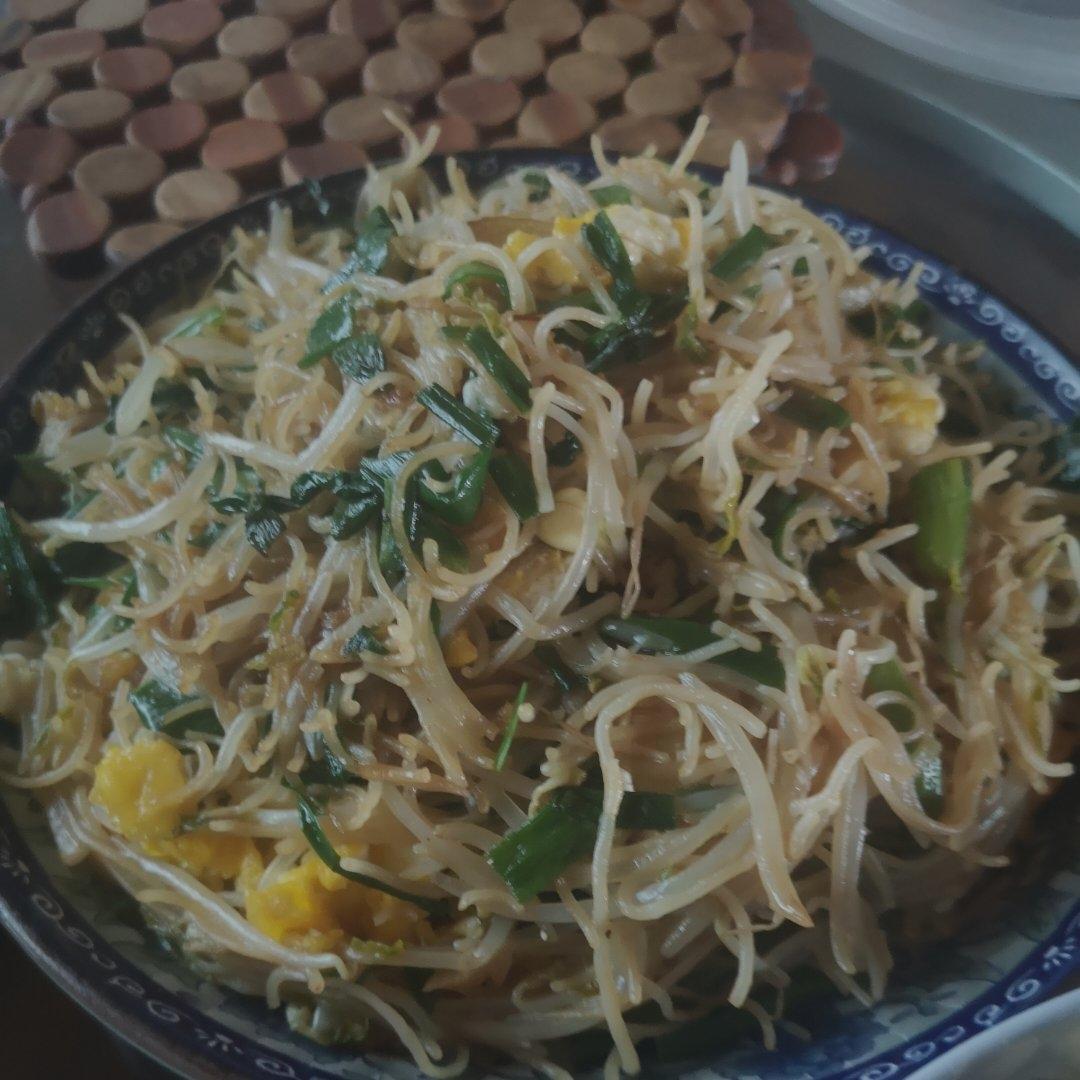 豆芽炒粉条