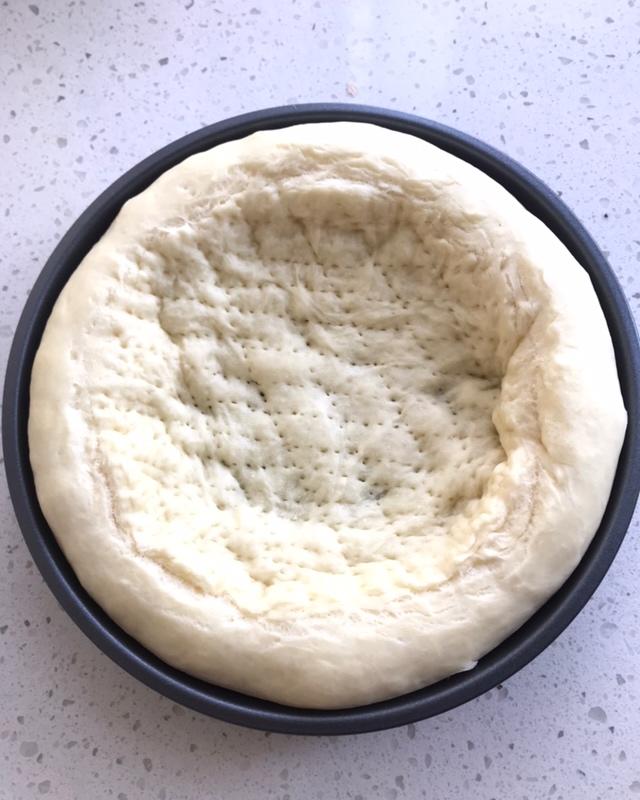 超简单披萨饼坯制作（面包机版一次四个）
