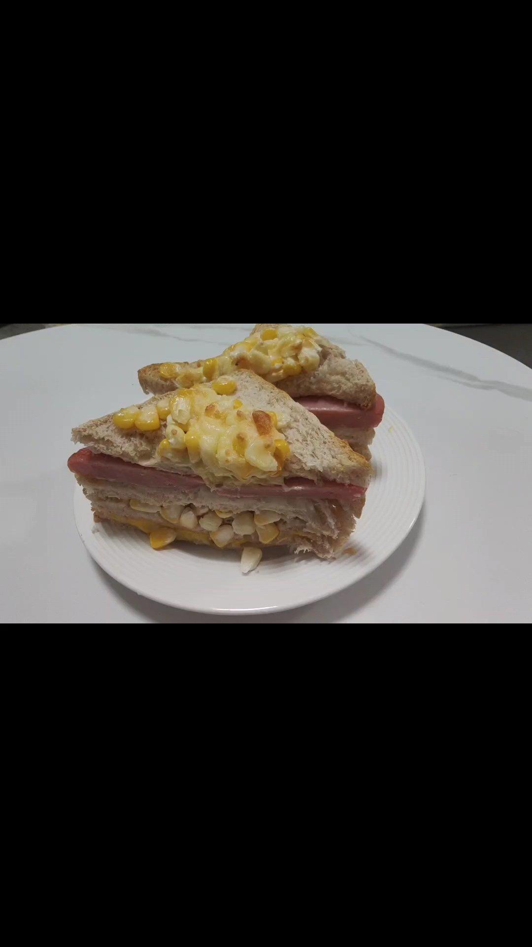 超级好吃的烤三明治