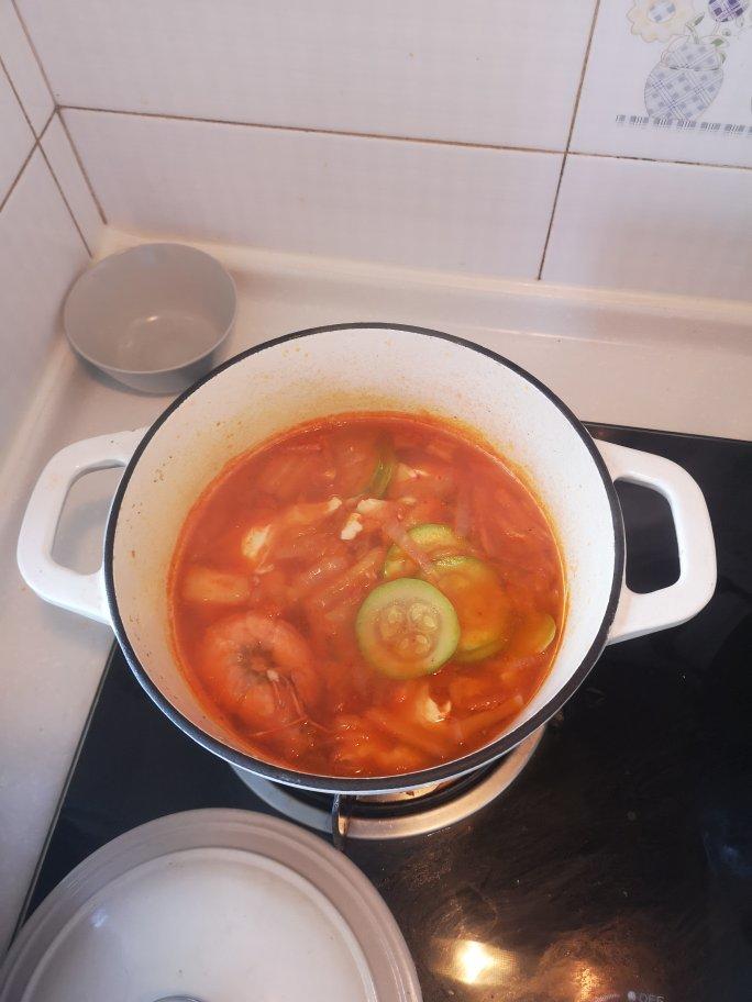 韩国泡菜豆腐汤