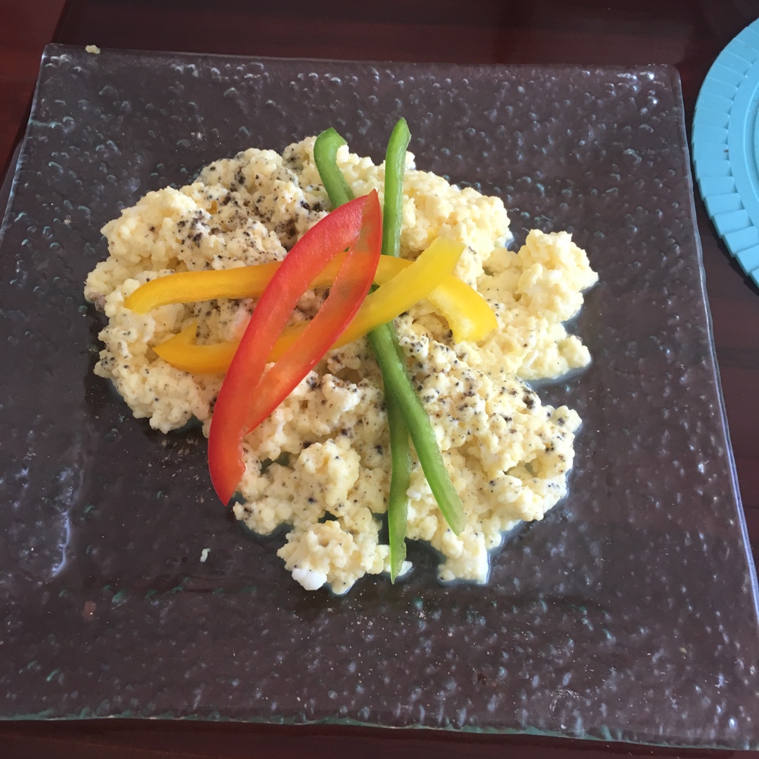 牛奶炒蛋