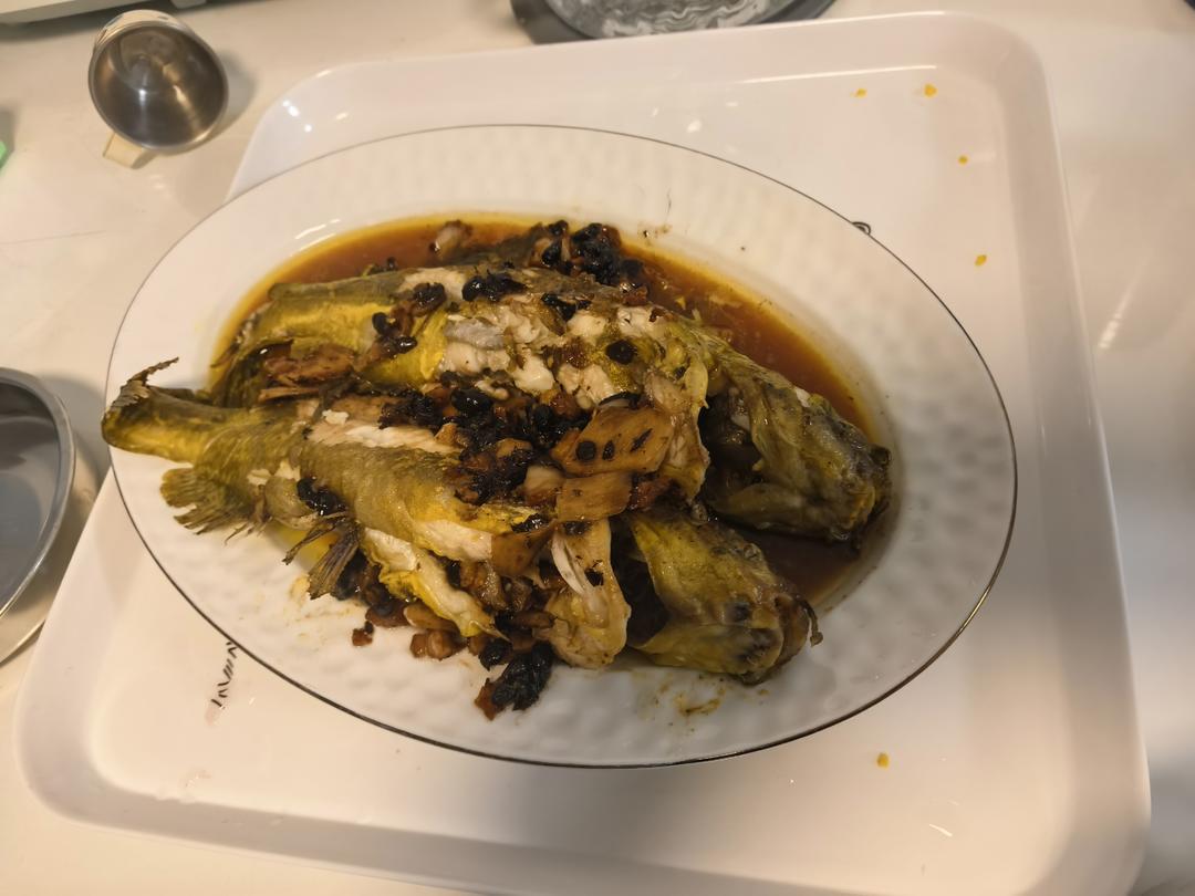 豆豉黄骨鱼