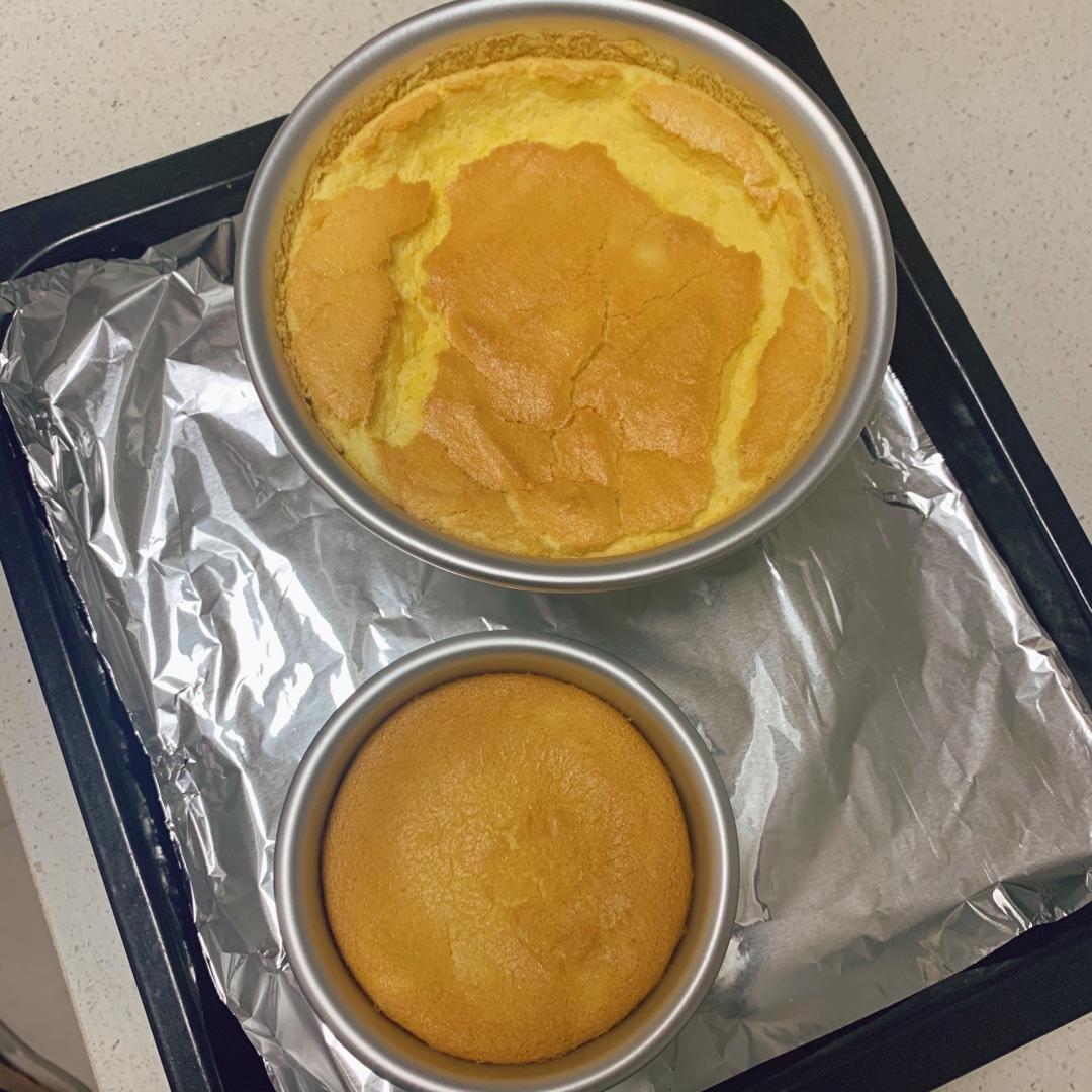 6寸戚风蛋糕零失败版