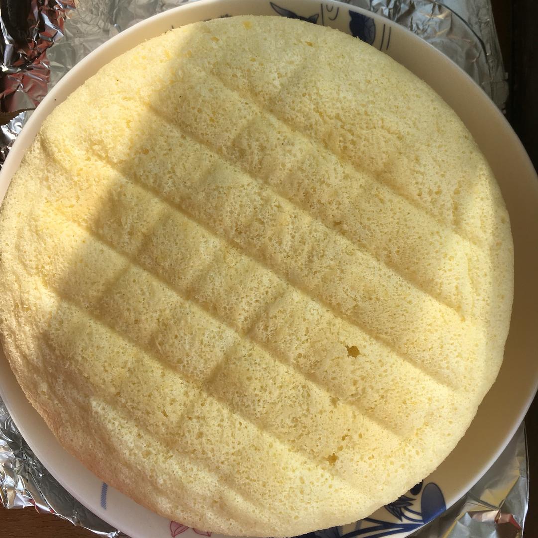 零失败戚风蒸蛋糕（8寸）可做蛋糕胚（另附红丝绒蒸蛋糕做法）