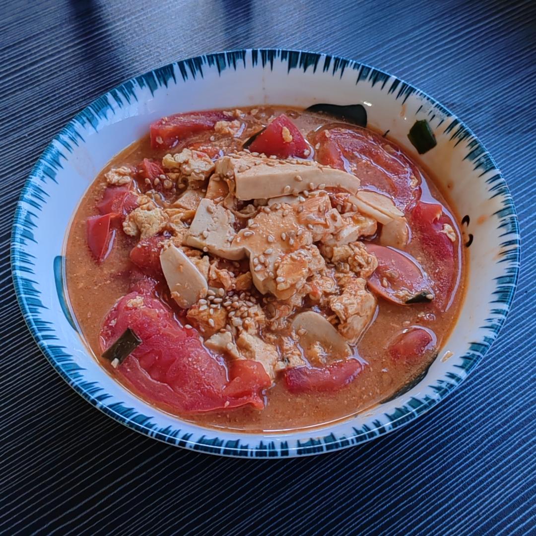 番茄烧豆腐