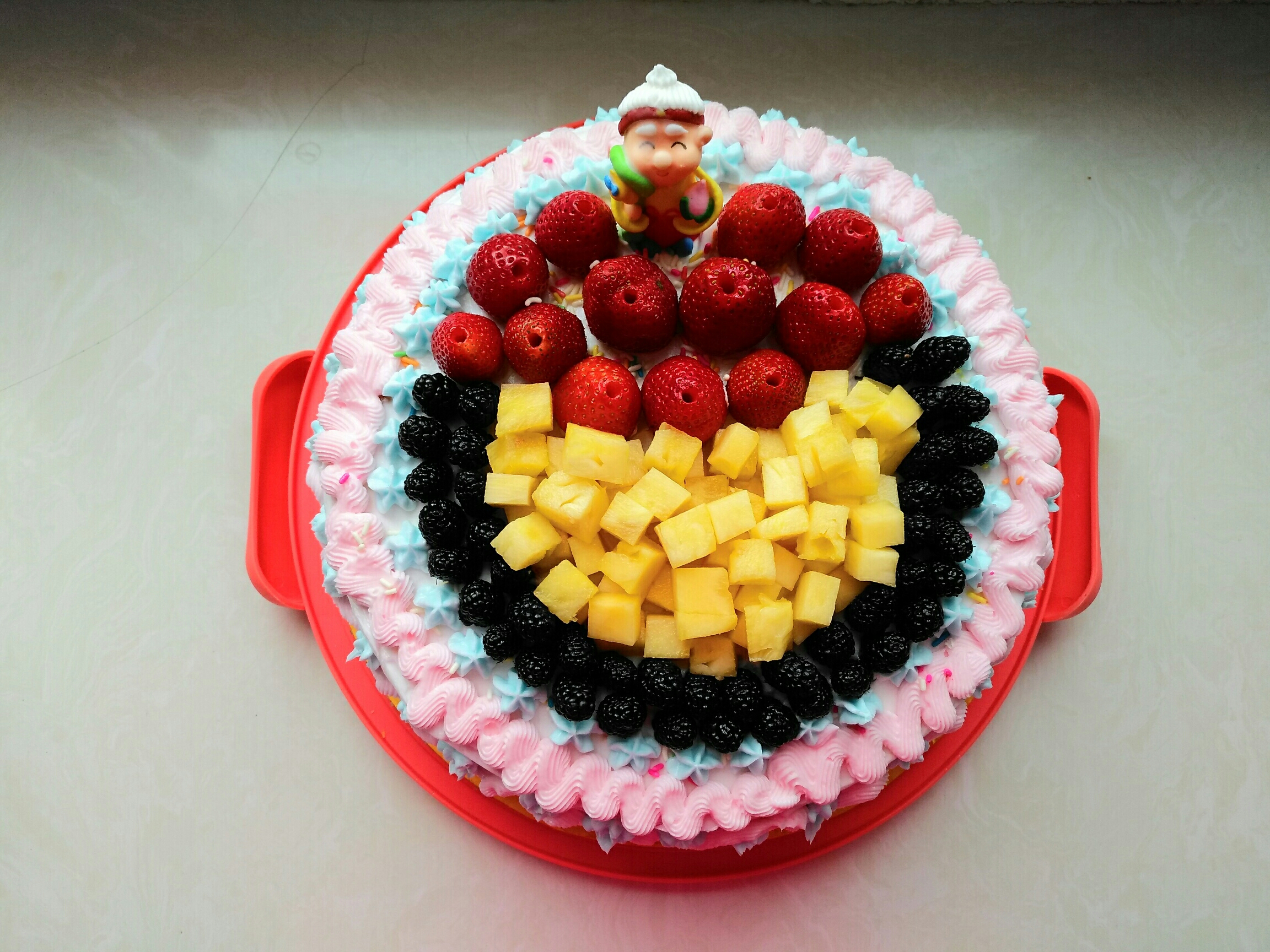 10寸水果生日蛋糕
