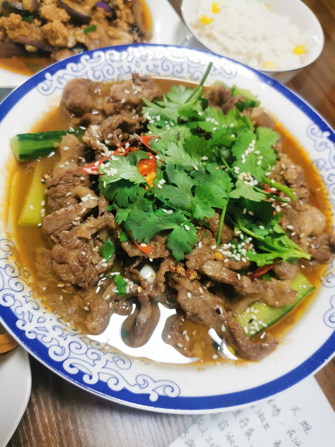 家常版超级详细的水煮牛肉水煮肉片