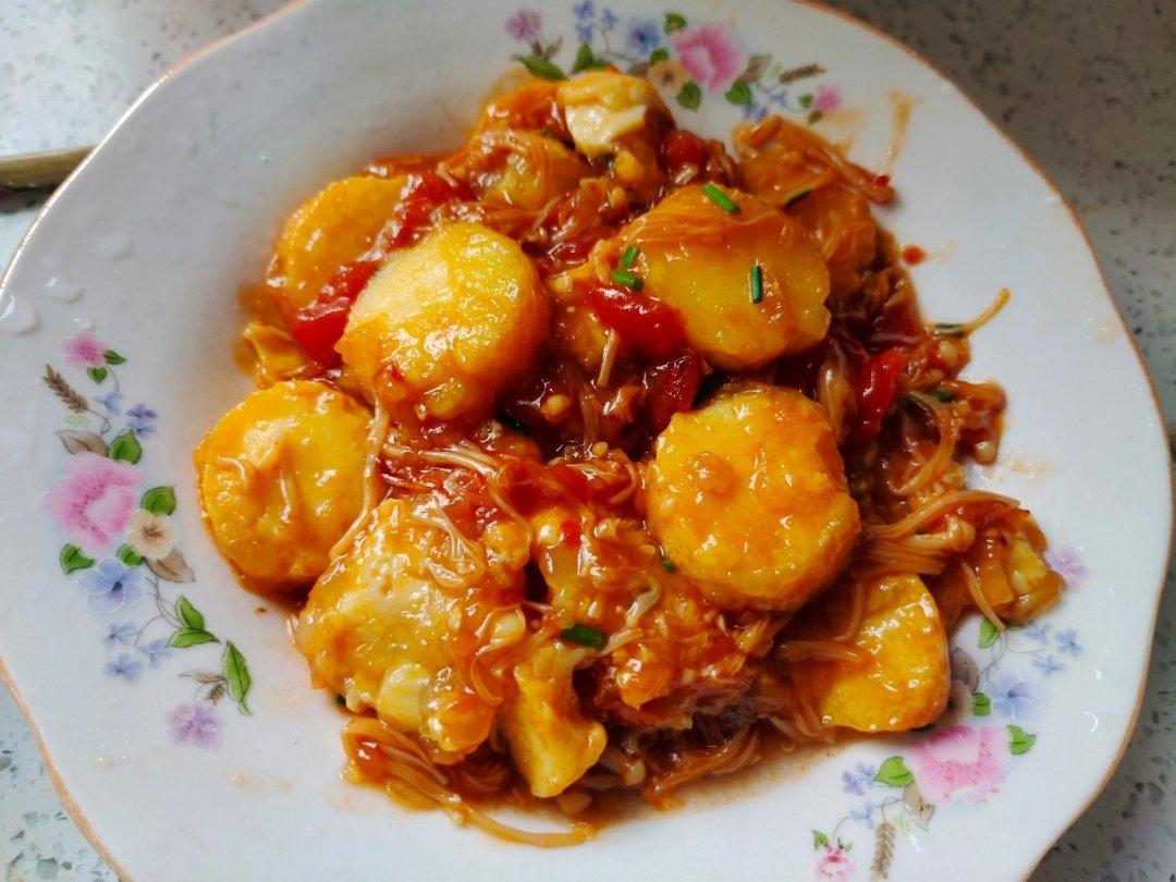 金针菇烧日本豆腐