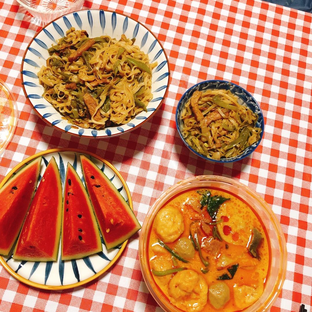挂面版「河南豆角焖面」