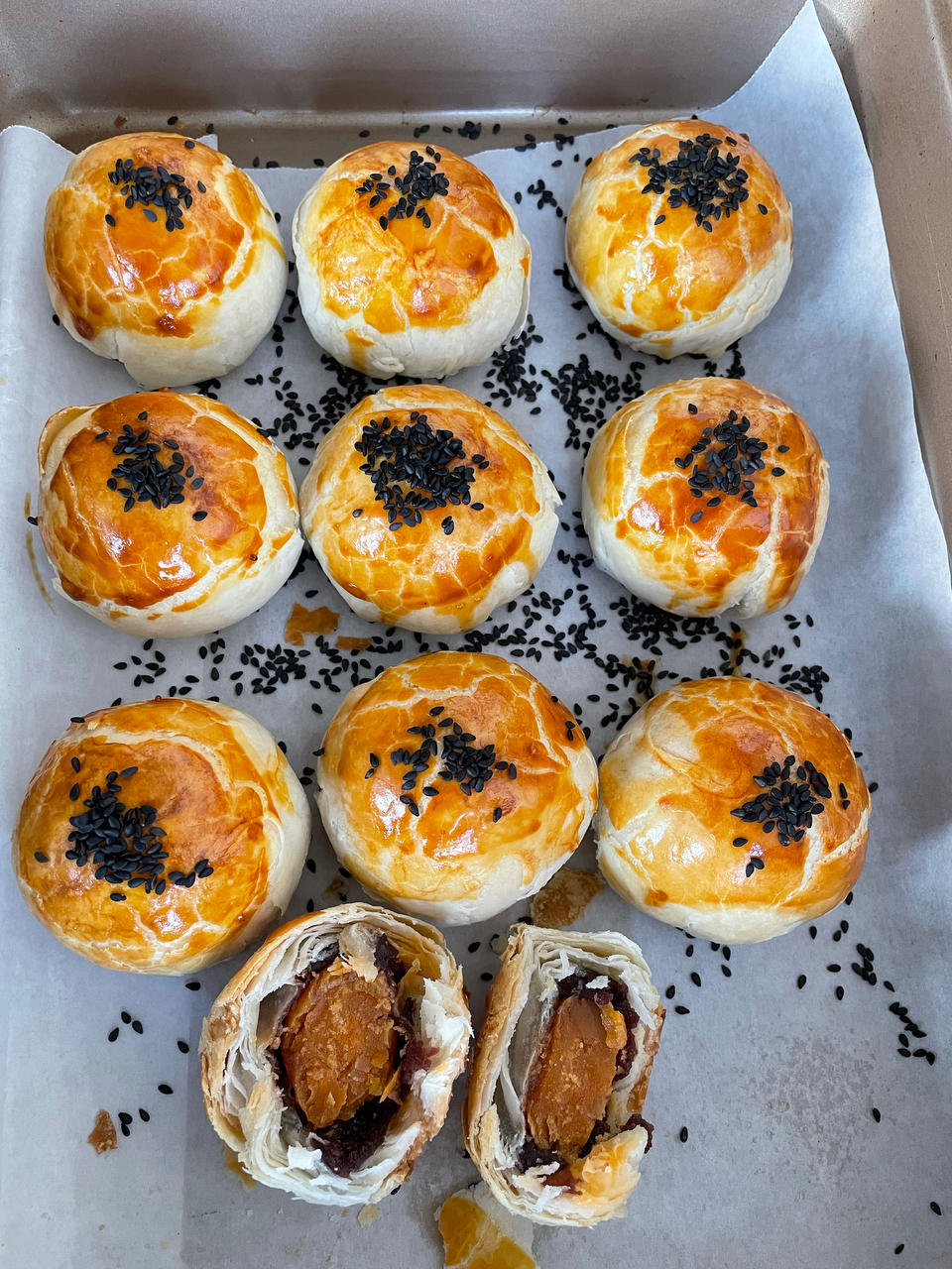 最详细的蛋黄酥方子修订版（新手必看）