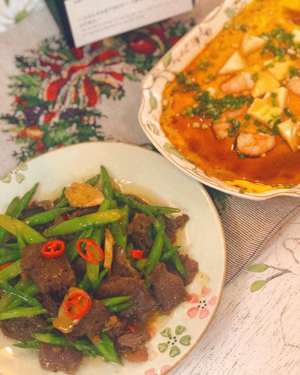 虾仁豆腐蒸水蛋