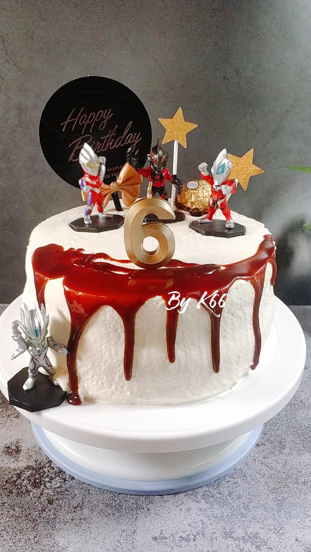 奥特曼生日蛋糕