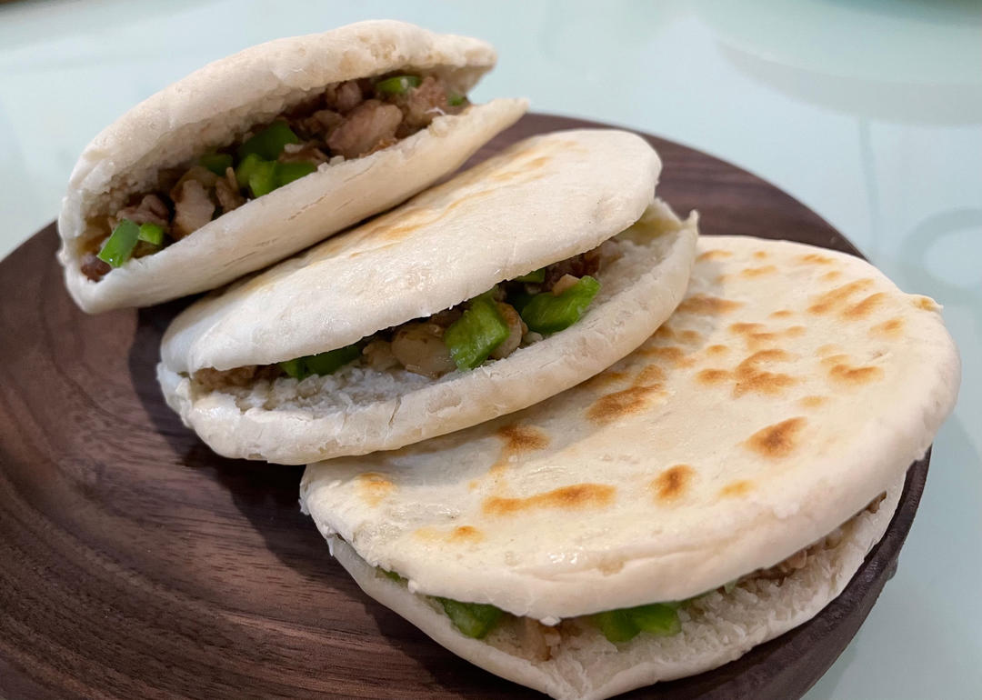 肉夹馍(白吉馍的制作)
