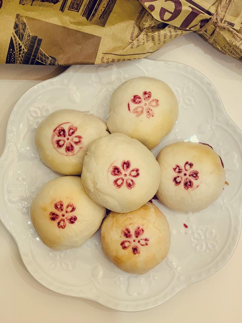 玫瑰鲜花饼