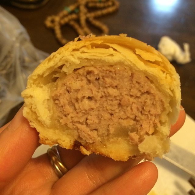 苏式榨菜鲜肉月饼