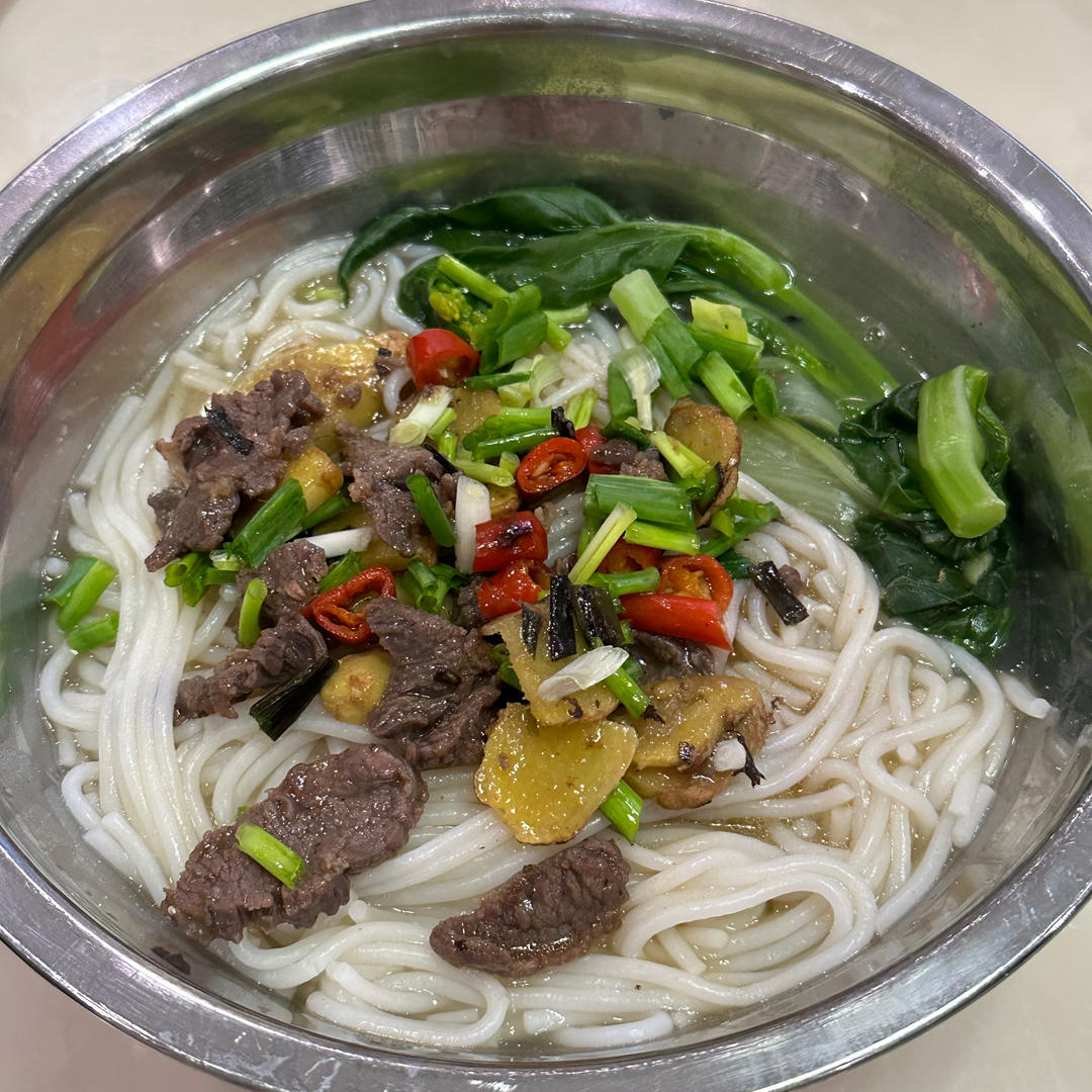 简单好吃的早餐牛肉汤粉！不好吃算我输！