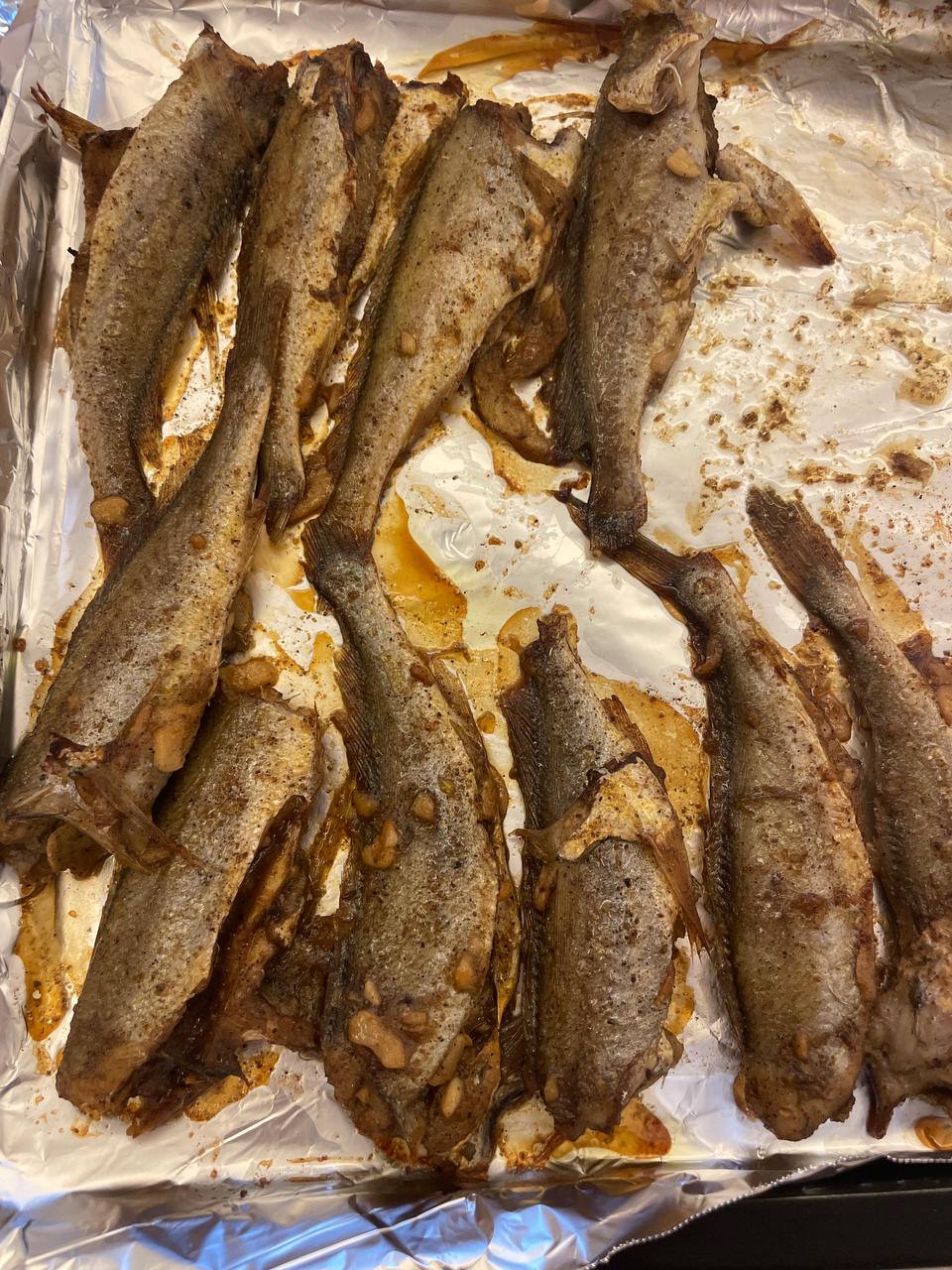 烤箱版烤小黄鱼