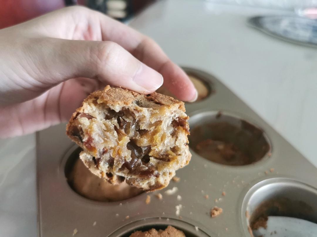 红糖桂圆核桃麦芬