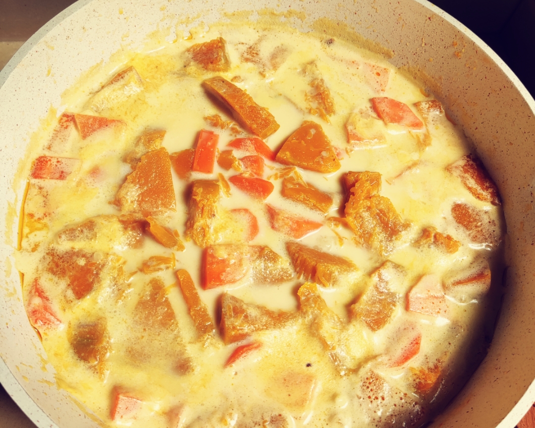 (简易)南瓜胡萝卜奶油浓汤的做法