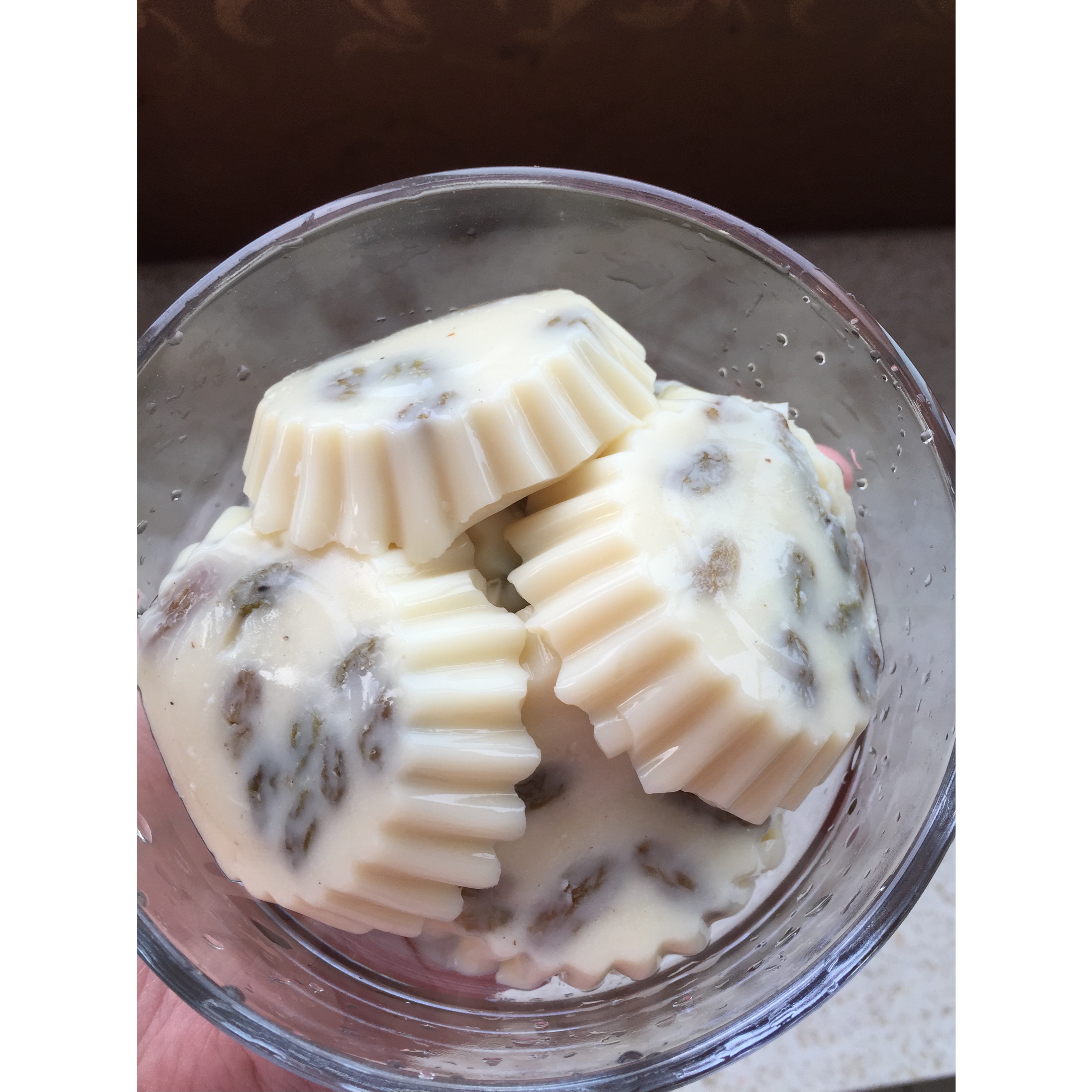 蔓越莓豆浆布丁