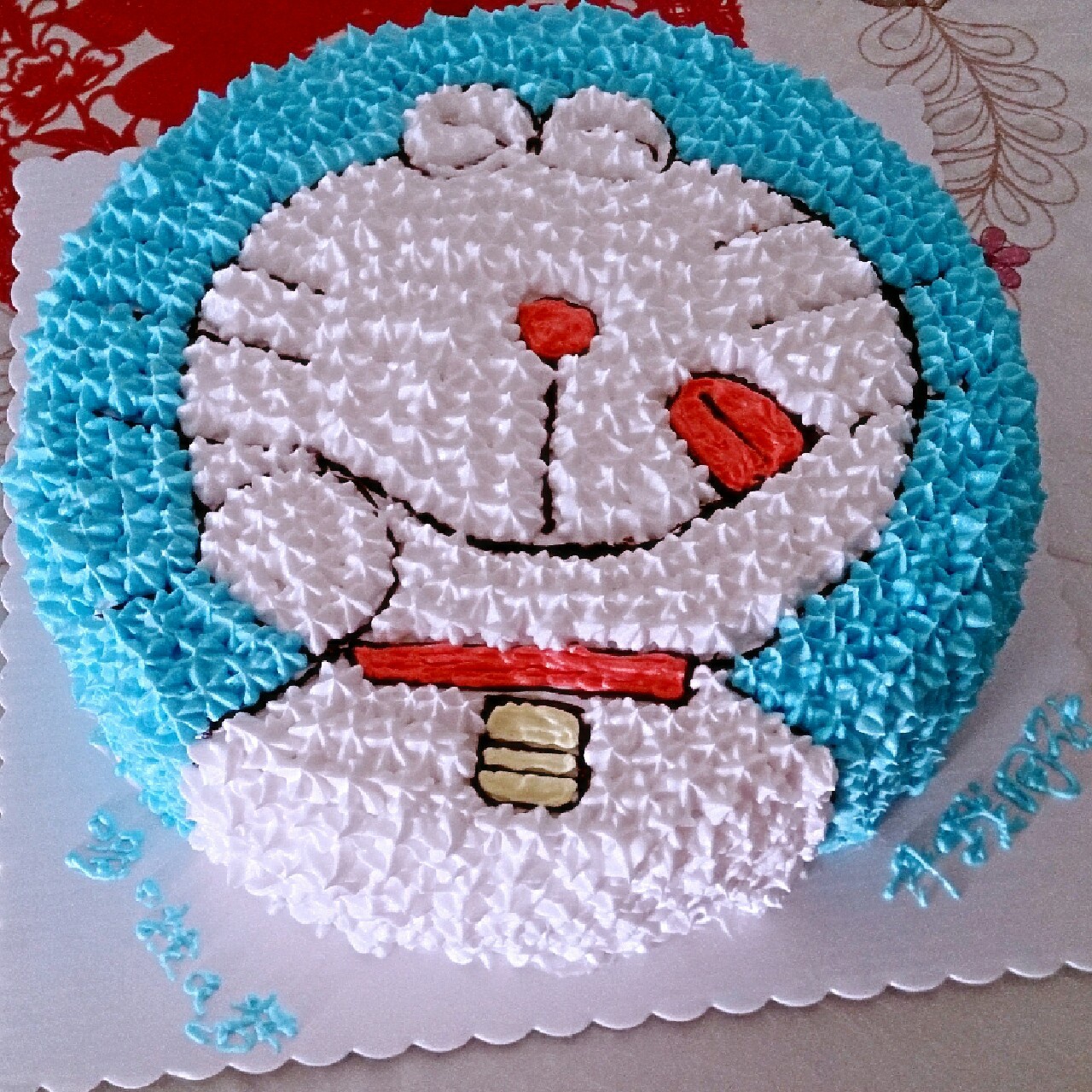 机器猫奶油蛋糕