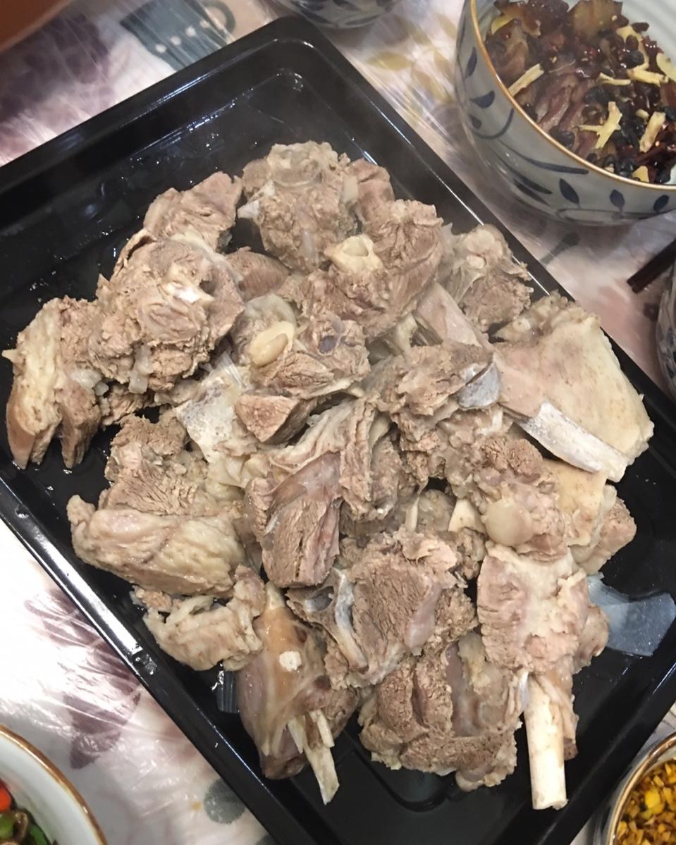 落落雨-做的手抓羊肉