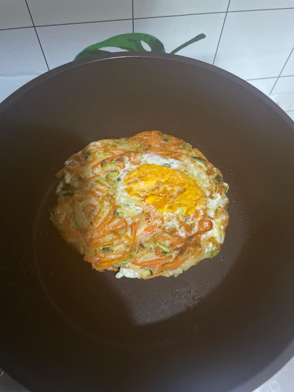 小吃糕点-蔬菜鸡蛋饼