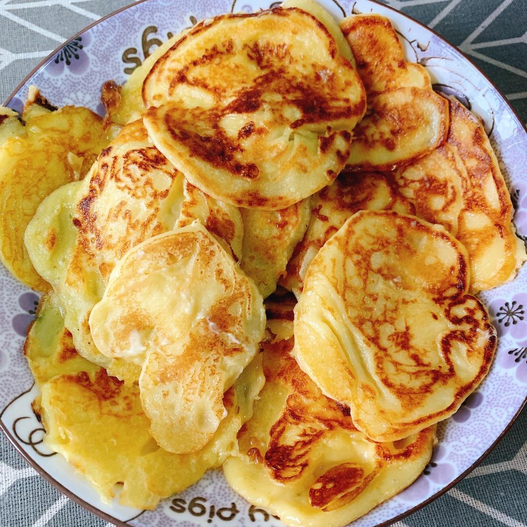 超快手酸奶鸡蛋糯米粉饼