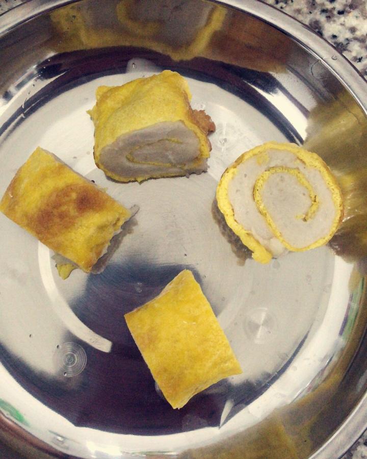 芋头蛋卷