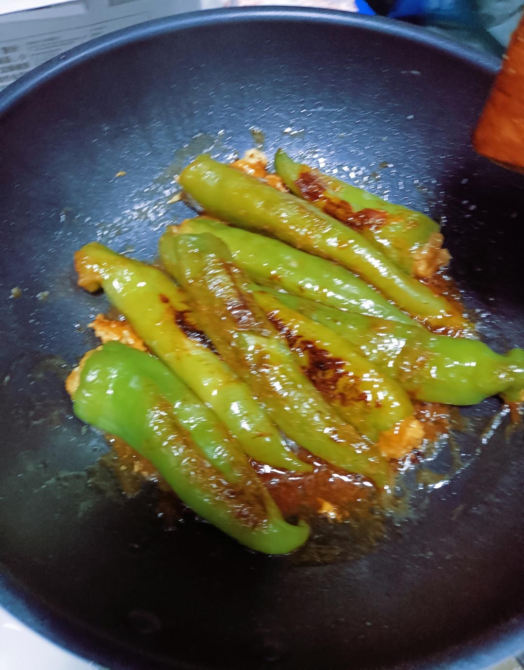 销魂青椒酿肉【超级下饭】