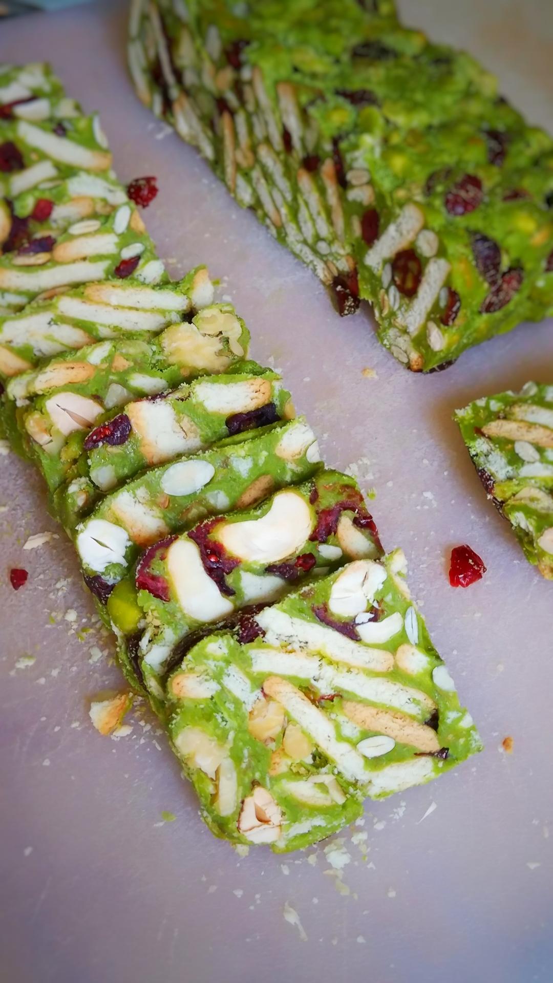 抹茶雪花酥（软版不甜）