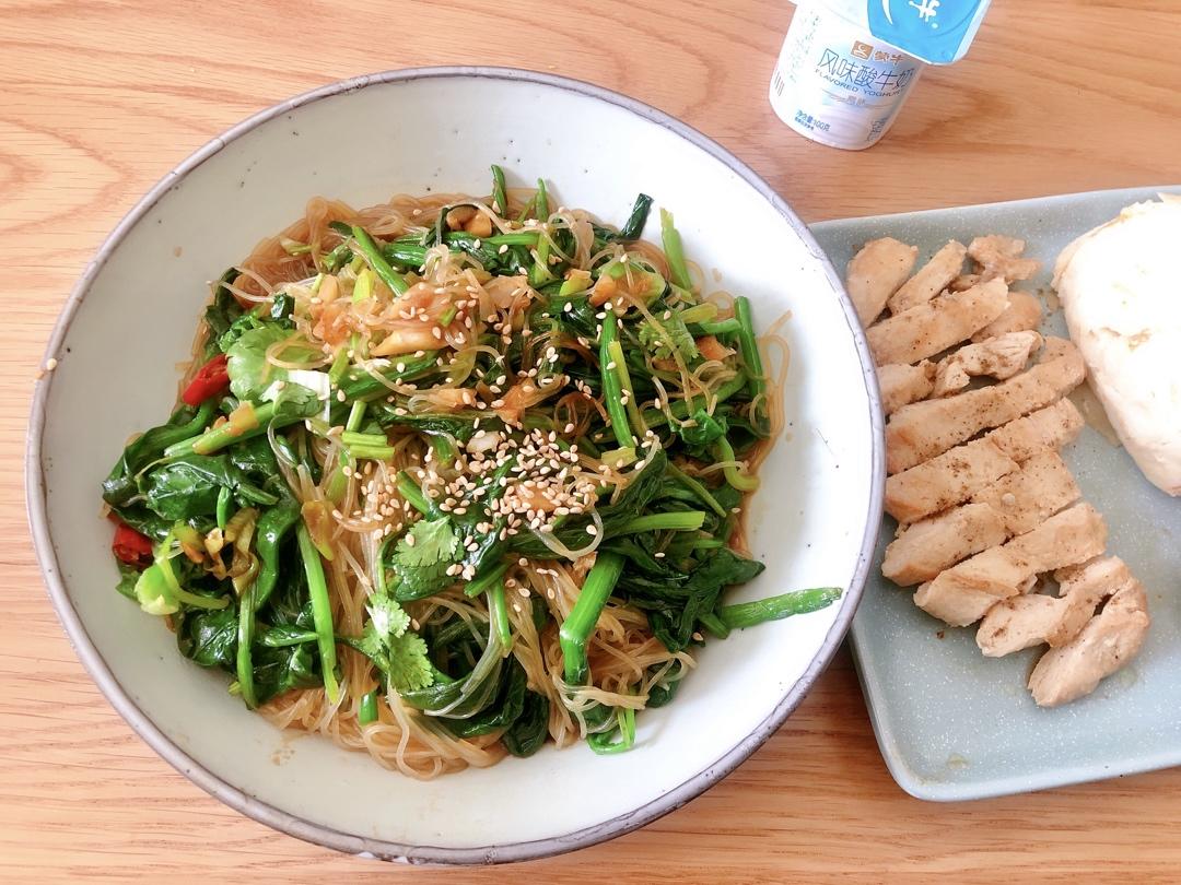 万能凉拌菜料汁（凉拌菠菜粉丝）