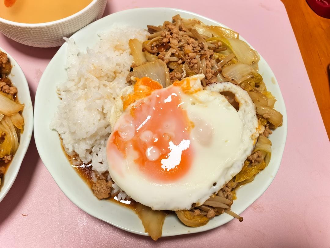 金针菇肉沫娃娃菜