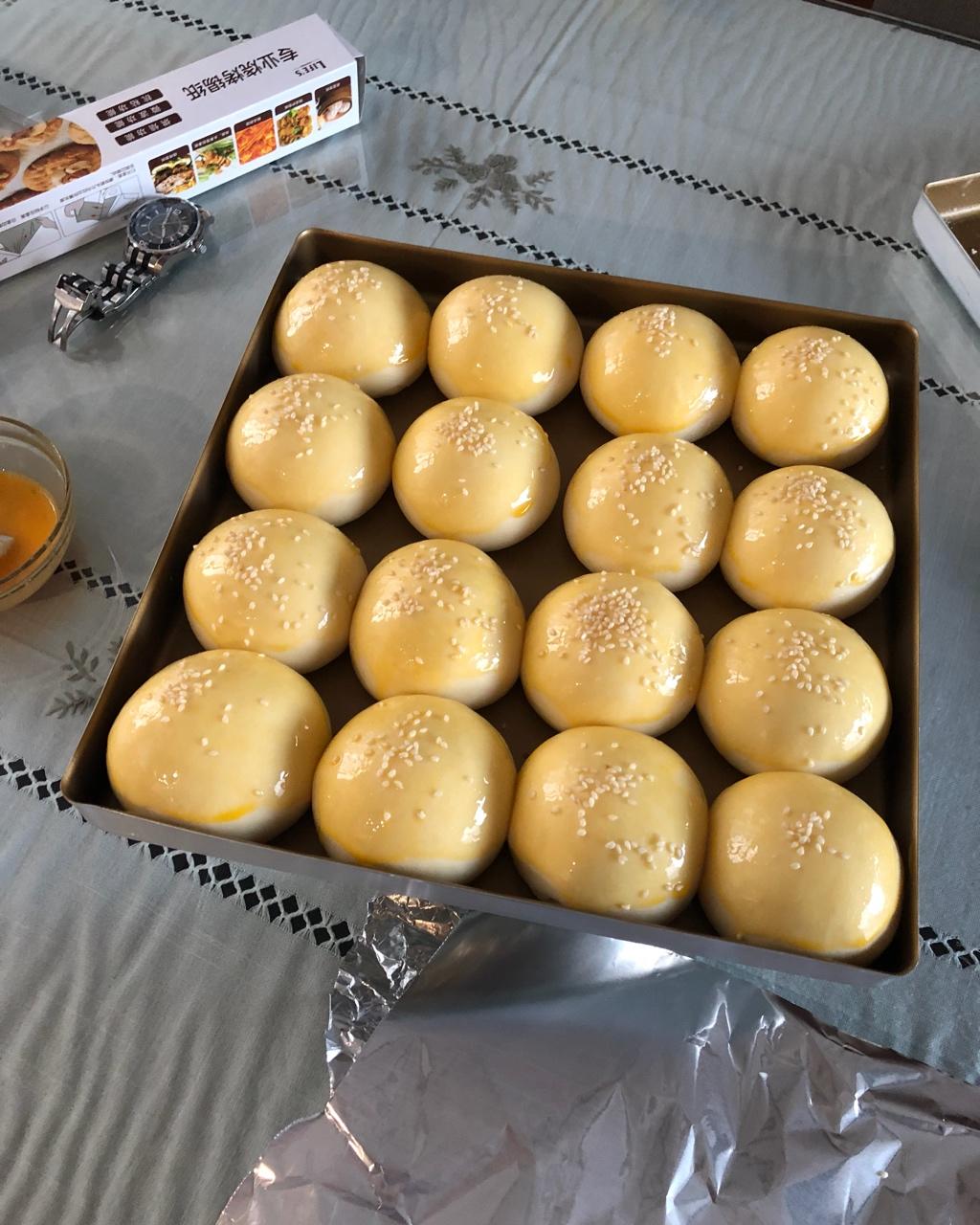 鲜奶油小餐包（一次发酵）