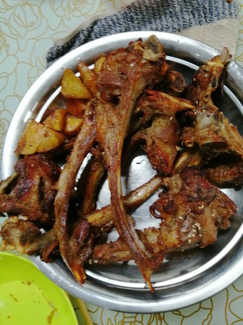 最简单的家庭版烤羊排