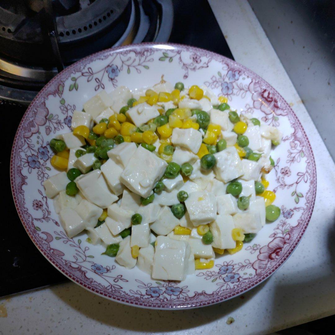 Q弹玉米青豆豆腐块