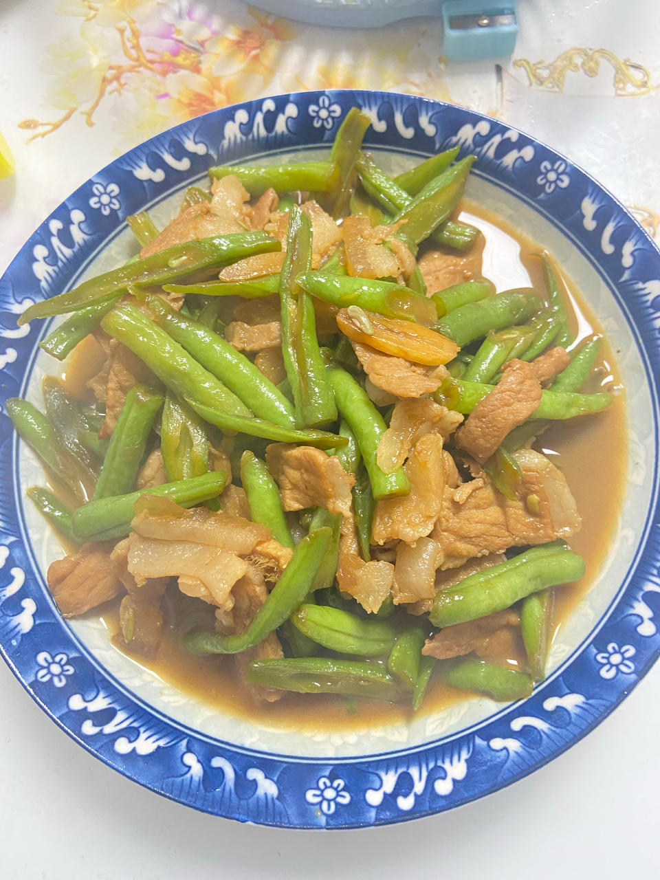 家常四季豆炒肉