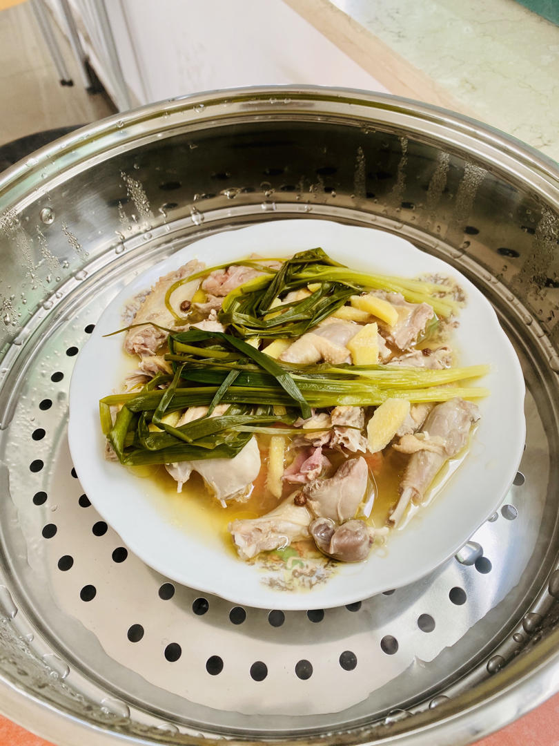 蒸鸡腿（超级简单）